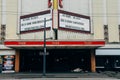 The Vogue Theatre during Covid-19 times in Vancouver.