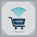 Voice Activated Shopping Technology Concept Royalty Free Stock Photo