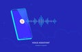 Voice assistant and speech recognition mobile app