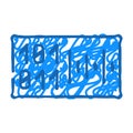 voice binary code icon doodle illustration