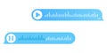 Voice messaging. Voice message icons. Message recording. Voice ntification. Speech bubble icon. Talk bubble. Text message. Chat