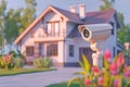 Voice-operated security mechanisms within homes are managed by protective technical crews using safety mechanisms in camera system