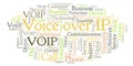 Voice over IP word cloud.