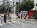 âVoice of Reasonâ party kiosk, Syntagma Square, Athens, Greece