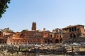 Voices from the colosseum, Trajan`s markets, Rome, Italy Royalty Free Stock Photo