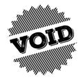 Void black stamp Royalty Free Stock Photo