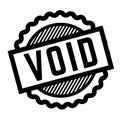 Void black stamp Royalty Free Stock Photo