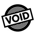 Void black stamp Royalty Free Stock Photo
