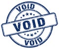 void blue stamp Royalty Free Stock Photo