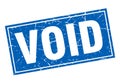 void blue square grunge stamp Royalty Free Stock Photo