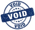 void blue stamp Royalty Free Stock Photo