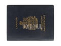 Void canadian passport Royalty Free Stock Photo