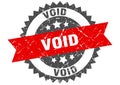 void round grunge stamp. void Royalty Free Stock Photo