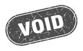 void sign. void grunge stamp. Royalty Free Stock Photo