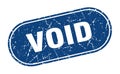 void sign. void grunge stamp. Royalty Free Stock Photo