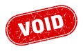 void sign. void grunge stamp. Royalty Free Stock Photo