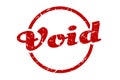 void sign. void round vintage stamp. Royalty Free Stock Photo