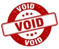 void stamp. void label. round grunge sign Royalty Free Stock Photo