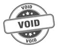 void stamp. void round grunge sign. Royalty Free Stock Photo
