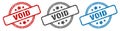 void stamp. void round isolated sign. Royalty Free Stock Photo