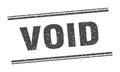 void stamp. void square grunge sign. Royalty Free Stock Photo