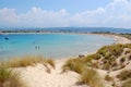 Voidokilia beach, geece Royalty Free Stock Photo