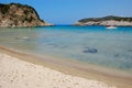 Voidokilia beach, geece Royalty Free Stock Photo