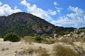 Voidokilia, Messenia landscape, Greece Royalty Free Stock Photo