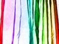 Voile curtain background rainbow colors