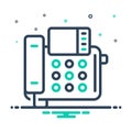 Mix icon for Voip, pbx and calling