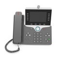 VOIP phone IP phone isolated on a white. 3D illustration