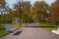 Vojanovy Sady, Park, Prague, Czech Republic, Autumn 2