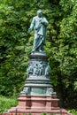 Vojtech Lanna monument in Ceske Budejovice, Czech republ Royalty Free Stock Photo