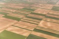 Vojvodina`s land from the sky