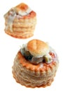 Vol au vents chicken in sauce