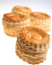 Vol au vents puff pastry cases Royalty Free Stock Photo
