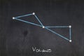 Volans constellation Royalty Free Stock Photo