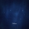 Volans constellation, Cluster of stars, Flying Fish Royalty Free Stock Photo