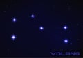 Volans constellation Royalty Free Stock Photo