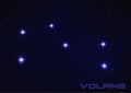 Volans constellation Royalty Free Stock Photo