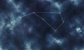 Volans Star Constellation, Night Sky Flying Fish Royalty Free Stock Photo