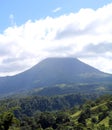 Arenal jungle volcano in Costa Rica Central America volcan active Royalty Free Stock Photo