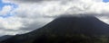 Arenal jungle volcano in Costa Rica Central America volcan active Royalty Free Stock Photo