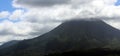 Arenal jungle volcano in Costa Rica Central America volcan active Royalty Free Stock Photo