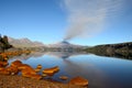 Volcan Copahue and Lago Caviahue, Argentina