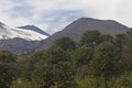 Volcan Llaima in Conguillo nacional park, Chile Royalty Free Stock Photo