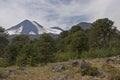 Volcan Llaima in Conguillo nacional park, Chile Royalty Free Stock Photo