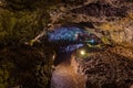 Volcanic caves in Sao Vicente - Madeira Portugal