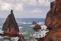 Volcanic Cliffs of Ponta de Sao Lourenco peninsula, Madeira island, Portugal