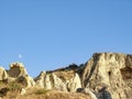 Volcanic cliffs and rock formations at Cappadocia